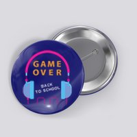 Game Over Back To School Funny Graphic Tee Gamer Teens Great Gift Button