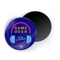 Game Over Back To School Funny Graphic Tee Gamer Teens Great Gift Magnet