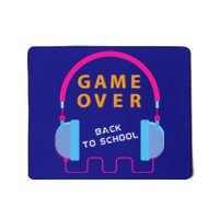 Game Over Back To School Funny Graphic Tee Gamer Teens Great Gift Mousepad