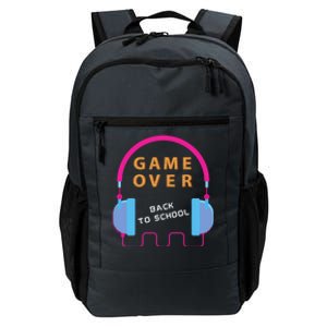 Game Over Back To School Funny Graphic Tee Gamer Teens Great Gift Daily Commute Backpack