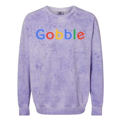 Gobble Classic Colorful Logo Colorblast Crewneck Sweatshirt