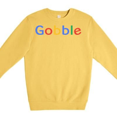 Gobble Classic Colorful Logo Premium Crewneck Sweatshirt