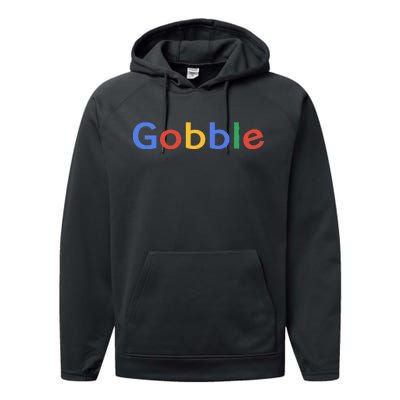 Gobble Classic Colorful Logo Performance Fleece Hoodie