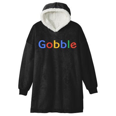 Gobble Classic Colorful Logo Hooded Wearable Blanket