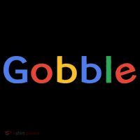 Gobble Classic Colorful Logo Button