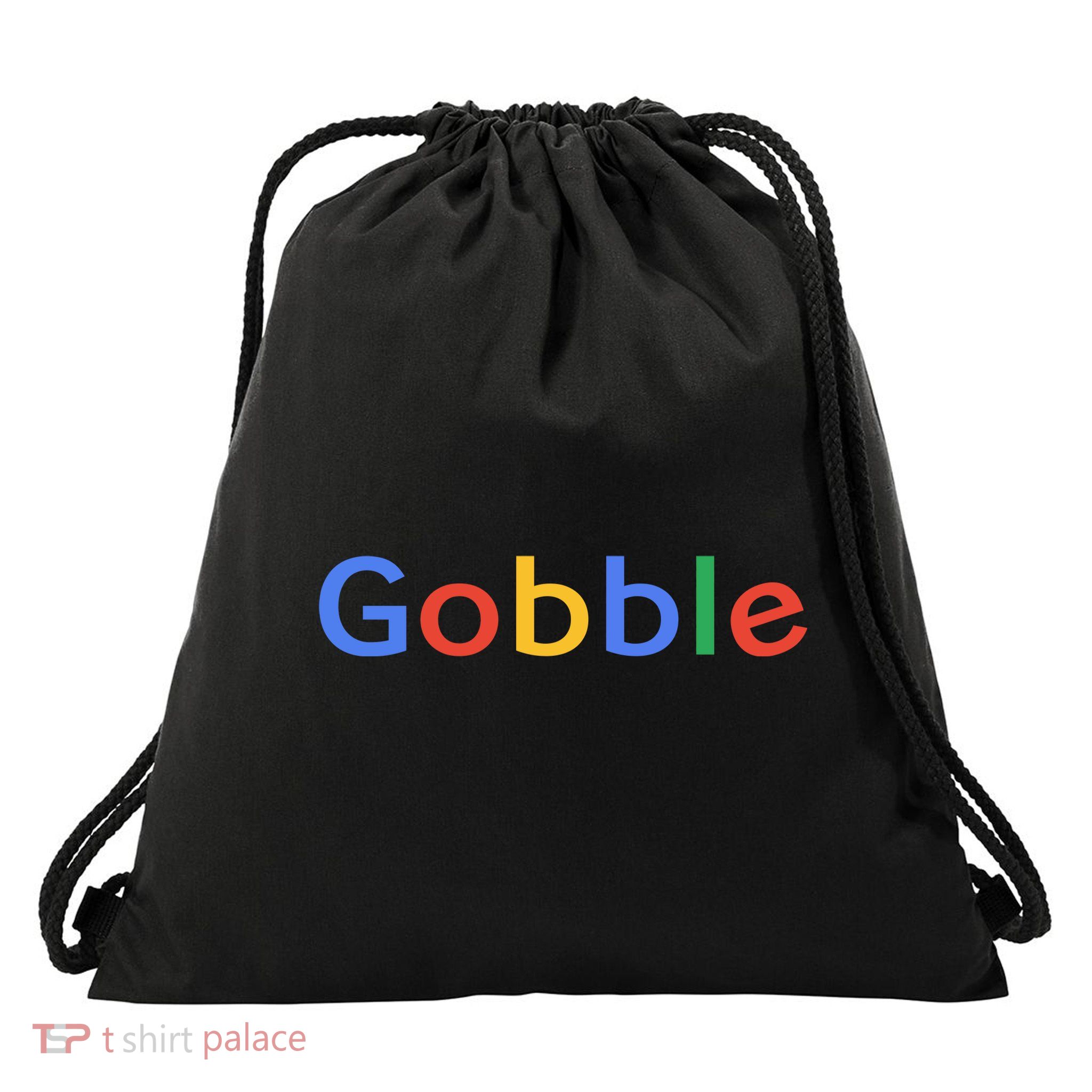 Gobble Classic Colorful Logo Drawstring Bag
