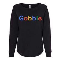 Gobble Classic Colorful Logo Womens California Wash Sweatshirt