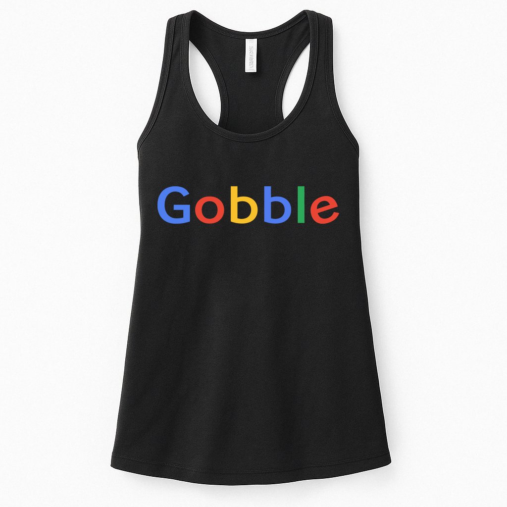 Gobble Classic Colorful Logo Womens Tank Top