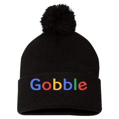 Gobble Classic Colorful Logo Pom Pom 12in Knit Beanie