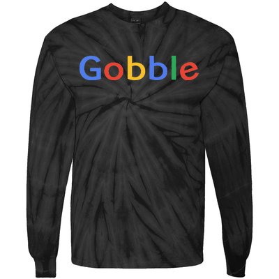 Gobble Classic Colorful Logo Tie-Dye Long Sleeve Shirt