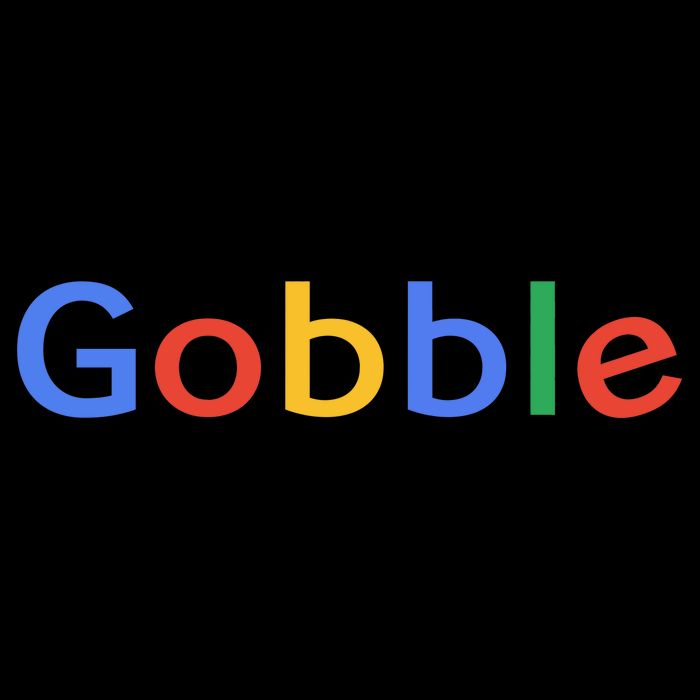 Gobble Classic Colorful Logo Tie-Dye T-Shirt