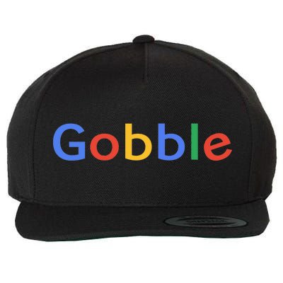 Gobble Classic Colorful Logo Wool Snapback Cap