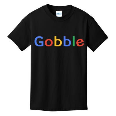 Gobble Classic Colorful Logo Kids T-Shirt