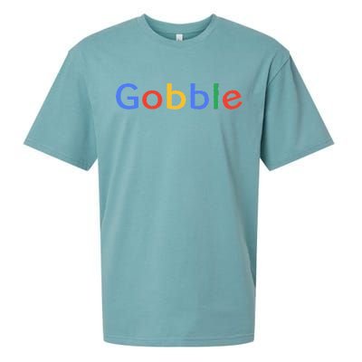 Gobble Classic Colorful Logo Sueded Cloud Jersey T-Shirt