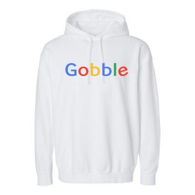 Gobble Classic Colorful Logo Garment-Dyed Fleece Hoodie