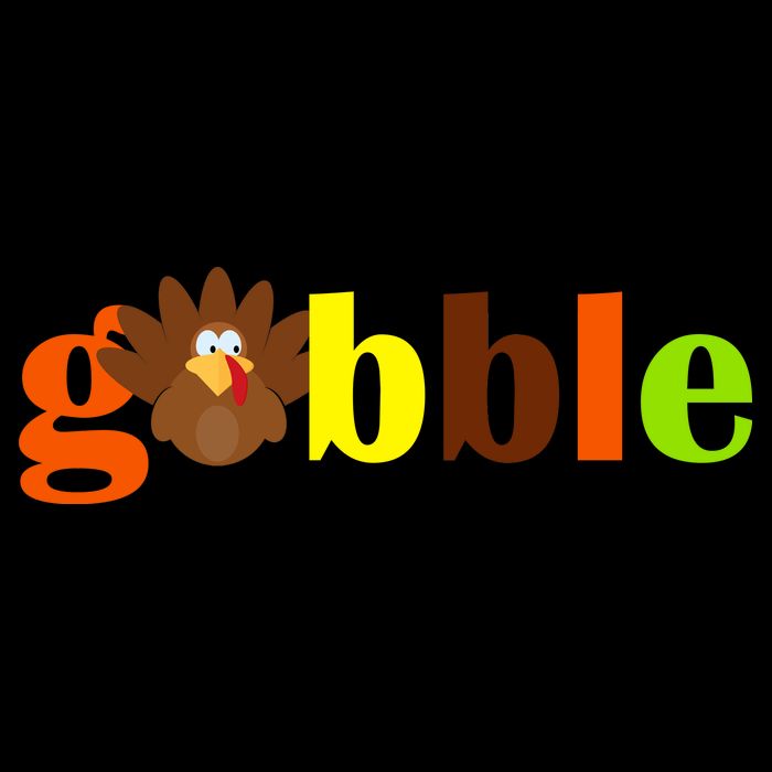 Gobble Cute Turkey Thanksgiving Cooling Performance Crew T-Shirt