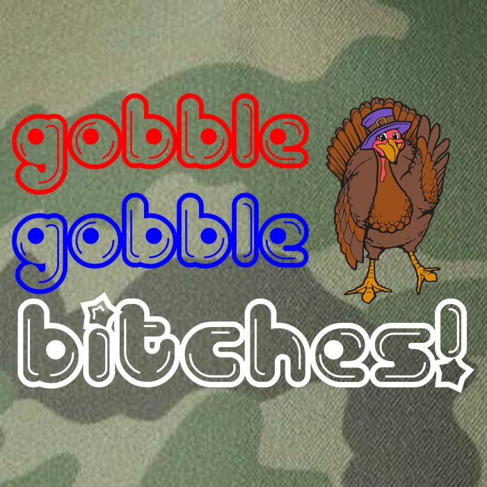 Gobble Gobble Bitches Legacy Tie Dye Trucker Hat