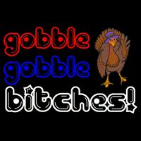 Gobble Gobble Bitches 16 in Basic Backpack