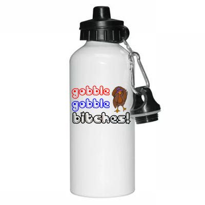 Gobble Gobble Bitches Aluminum Water Bottle