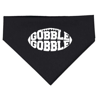 Gobble Gobble Football USA-Made Doggie Bandana