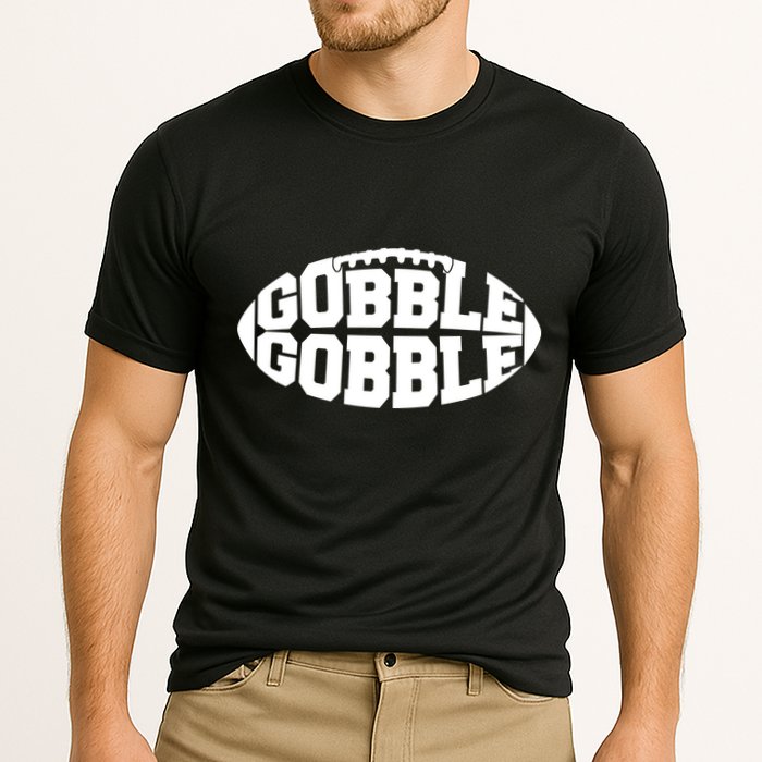 Gobble Gobble Football Cooling Performance Crew T-Shirt