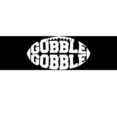 Gobble Gobble Football Bumper Sticker