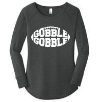 Gobble Gobble Football Women's Perfect Tri Tunic Long Sleeve Shirt