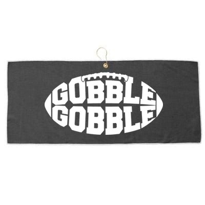 Gobble Gobble Football Large Microfiber Waffle Golf Towel