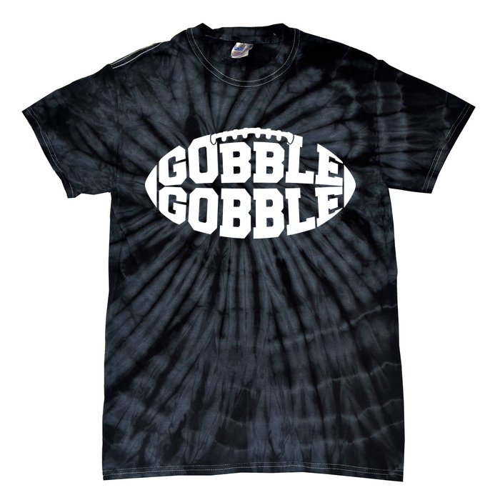 Gobble Gobble Football Tie-Dye T-Shirt