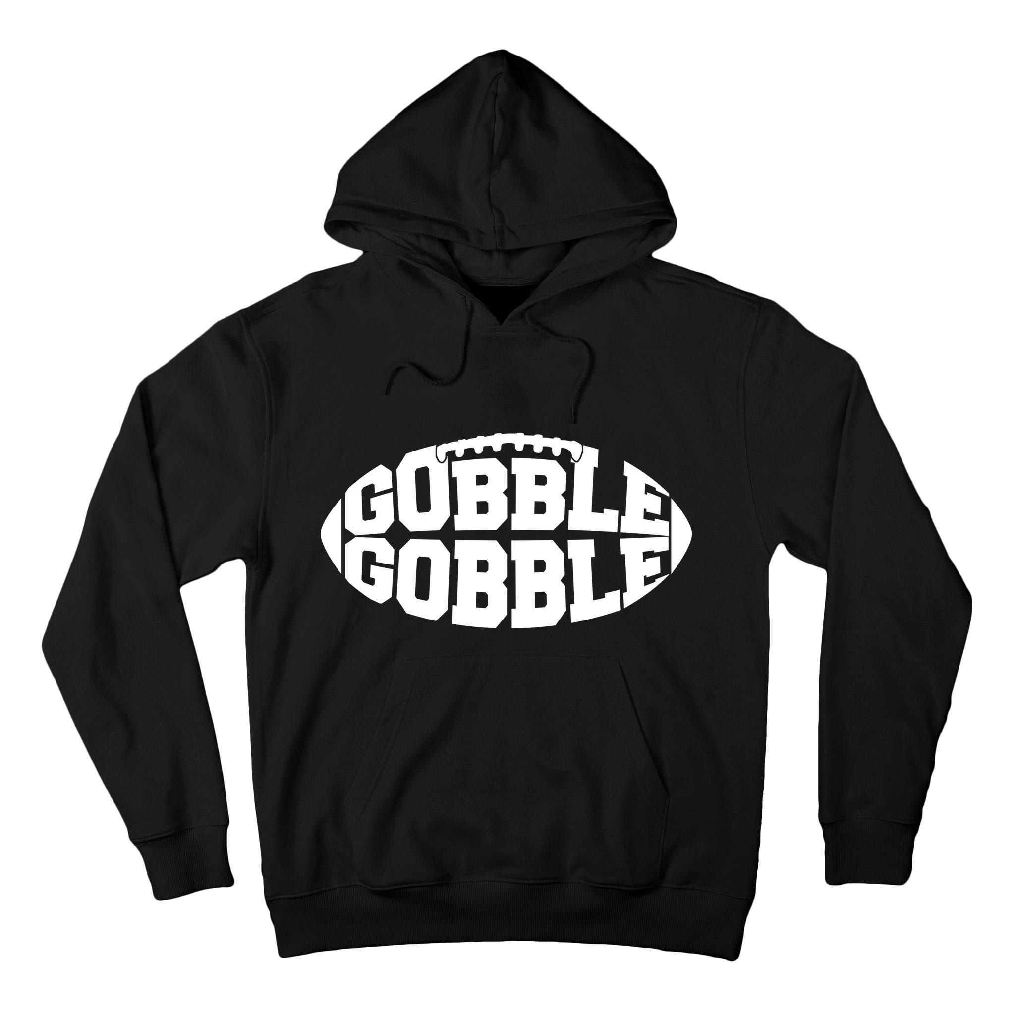 Gobble Gobble Football Tall Hoodie