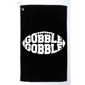 Gobble Gobble Football Platinum Collection Golf Towel