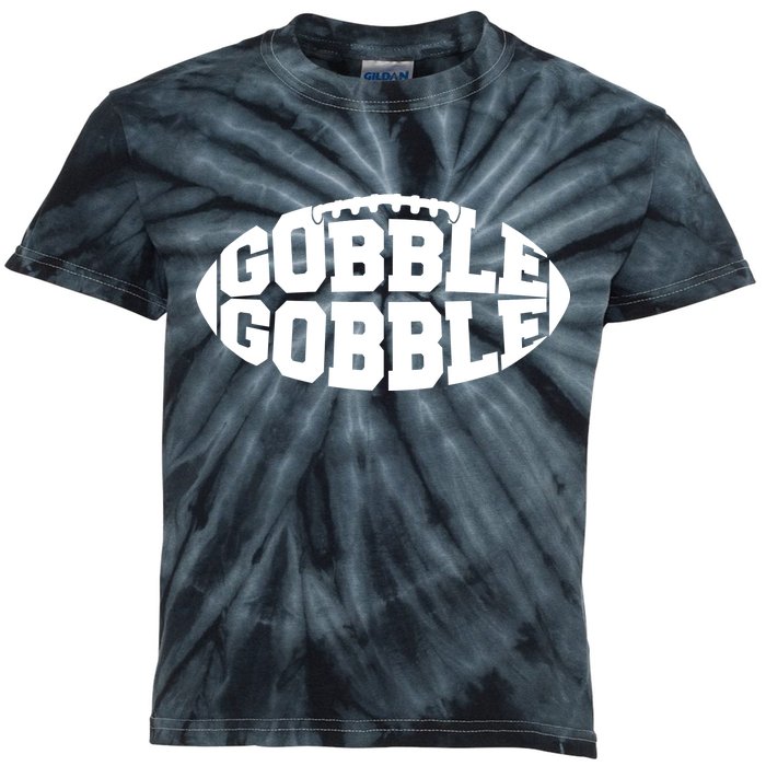 Gobble Gobble Football Kids Tie-Dye T-Shirt