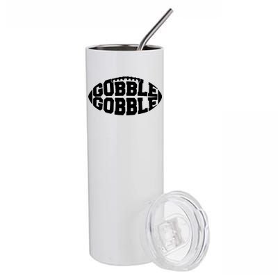 Gobble Gobble Football Stainless Steel Tumbler