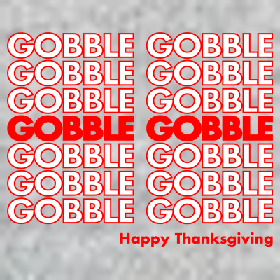 Gobble Gobble Retro Happy Thanksgiving T-Shirt