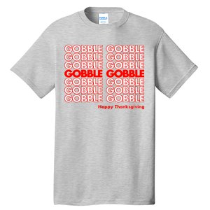 Gobble Gobble Retro Happy Thanksgiving Tall T-Shirt