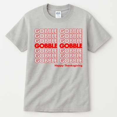 Gobble Gobble Retro Happy Thanksgiving Tall T-Shirt