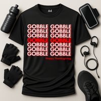 Gobble Gobble Retro Happy Thanksgiving Performance Shirt