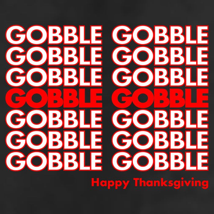 Gobble Gobble Retro Happy Thanksgiving 15oz Campfire Ceramic Mug