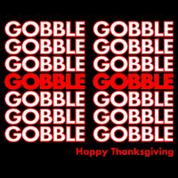 Gobble Gobble Retro Happy Thanksgiving Poster