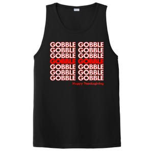 Gobble Gobble Retro Happy Thanksgiving PosiCharge Competitor Tank