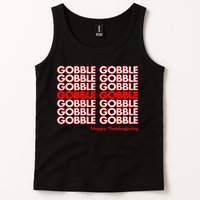 Gobble Gobble Retro Happy Thanksgiving Tank Top