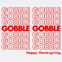 Gobble Gobble Retro Happy Thanksgiving Garment-Dyed Sweatshirt