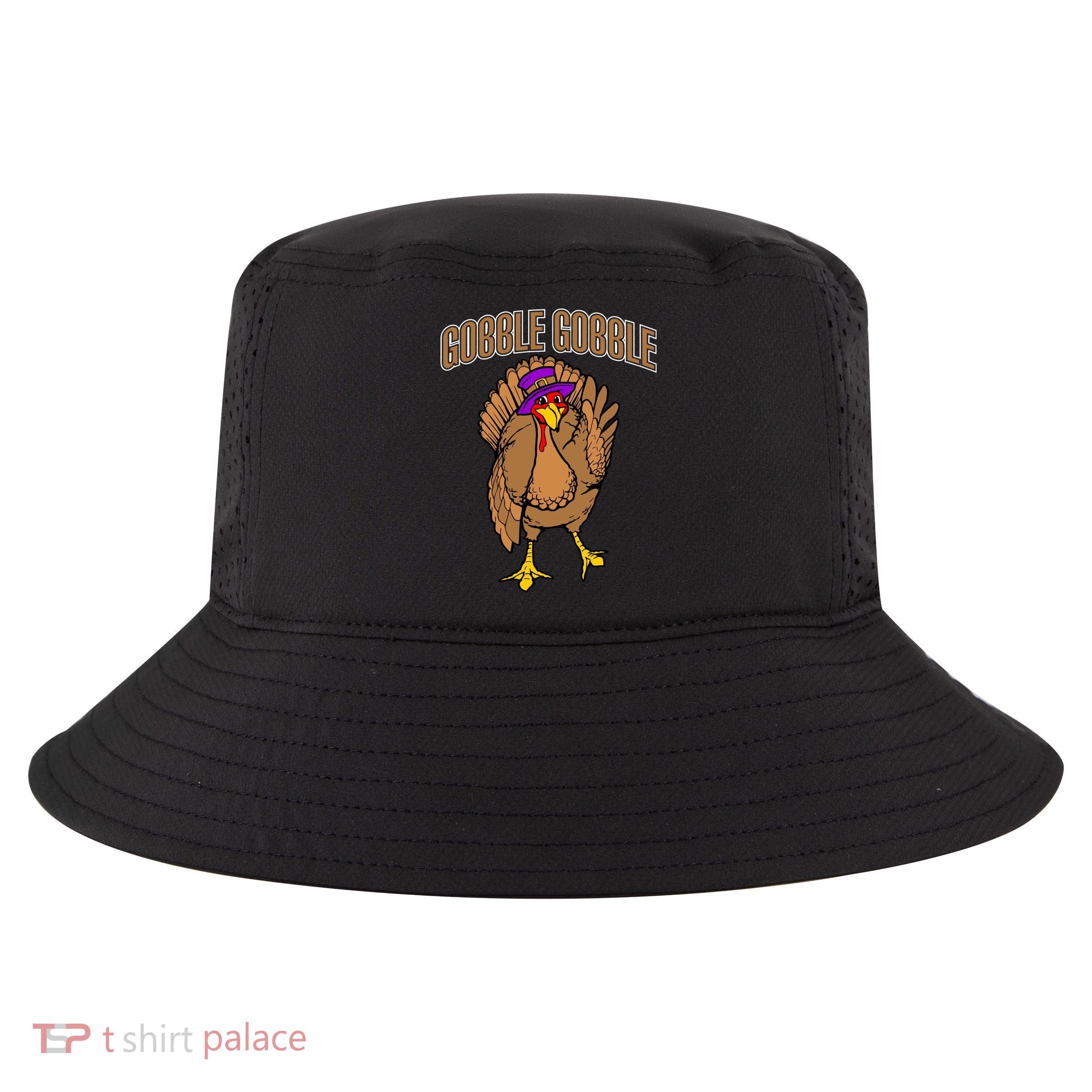 Gobble Gobble Turkey Cool Comfort Performance Bucket Hat
