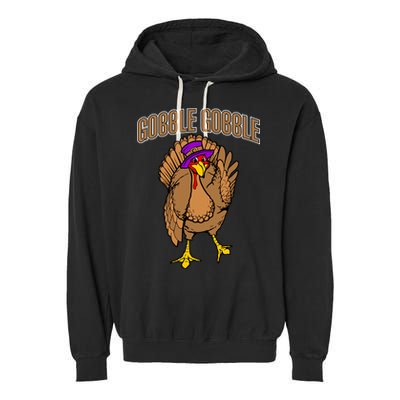 Gobble Gobble Turkey Garment-Dyed Fleece Hoodie