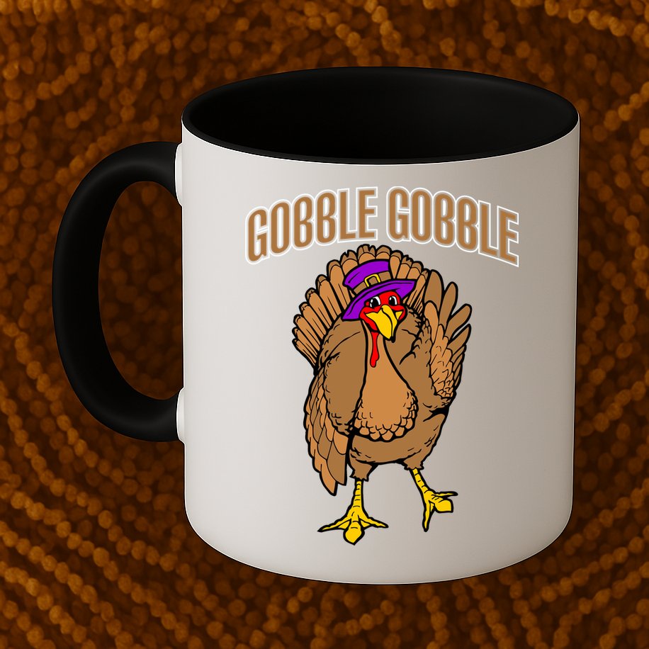 Gobble Gobble Turkey Mug