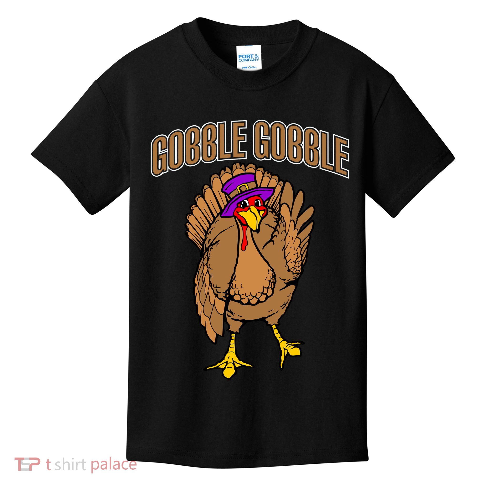Gobble Gobble Turkey Kids T-Shirt