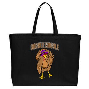 Gobble Gobble Turkey Cotton Canvas Jumbo Tote