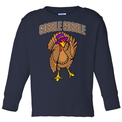 Gobble Gobble Turkey Toddler Long Sleeve Shirt