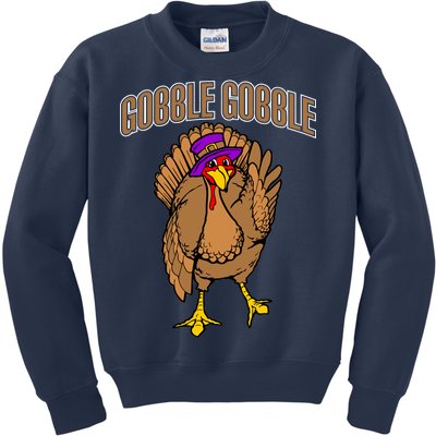 Gobble Gobble Turkey Kids Sweatshirt