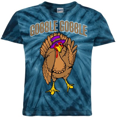 Gobble Gobble Turkey Kids Tie-Dye T-Shirt